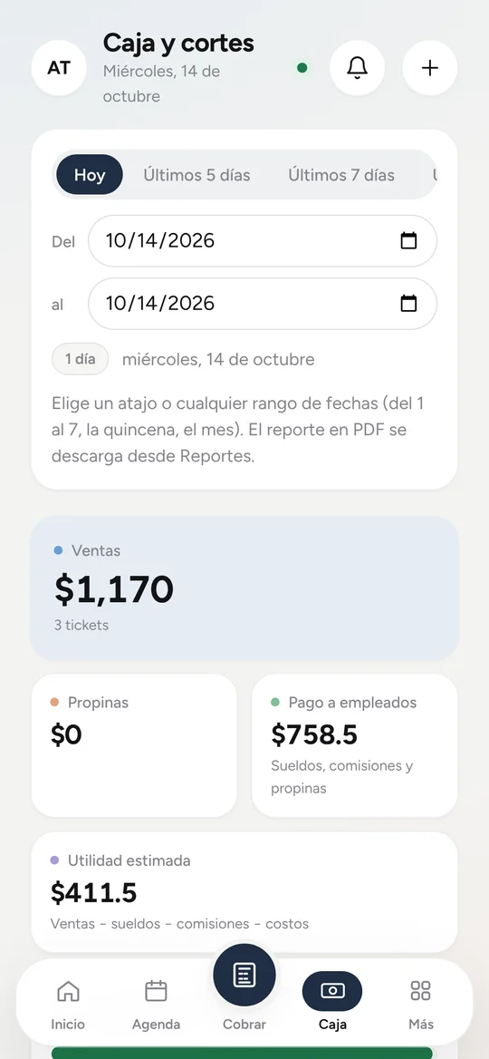 Caja y cortes de Zurex One en el celular